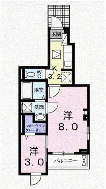 ボア ソルチの間取り