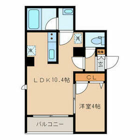 シャーメゾン矢口南の間取り