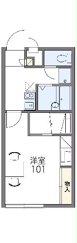 レオパレス外屋敷の間取り