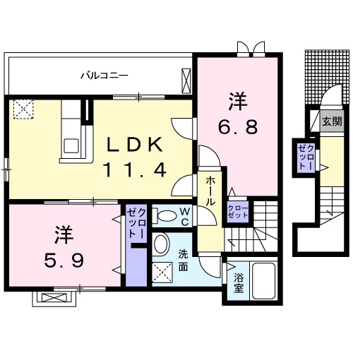 ビューテラスの間取り