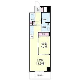 クラウドクレスト栄町の間取り