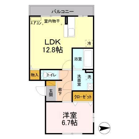 エシカルコートの間取り
