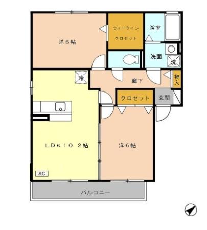 セジュールセピアの杜 A棟の間取り