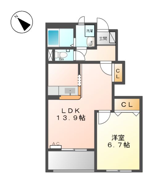 リバーガーデンの間取り