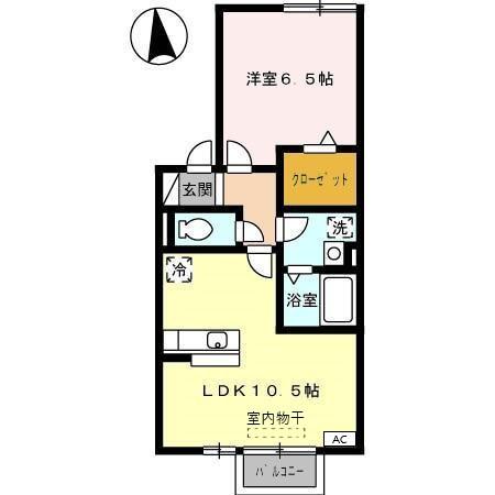 リュミエール追風の間取り