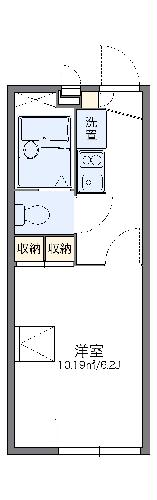 レオパレスピュアの間取り