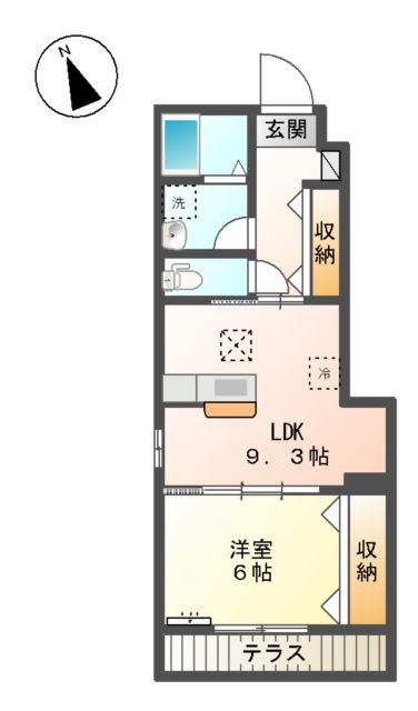 MAISON サクラの木の間取り