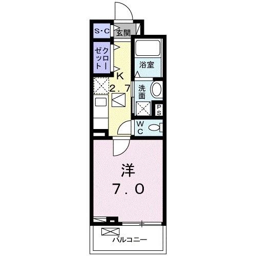 ホワイトセイルⅡの間取り
