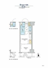 プラウドフラット浅草トレサージュの間取り