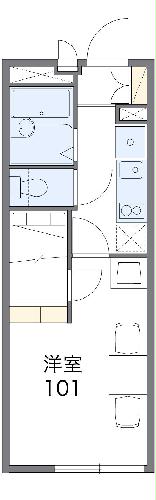 レオパレスインサイドGの間取り