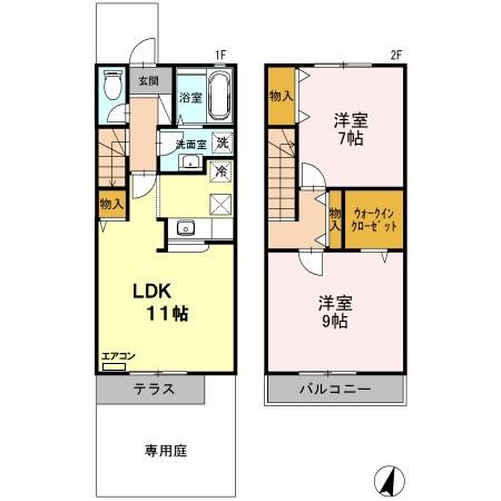 パストラル Ⅰ/Ⅱの間取り