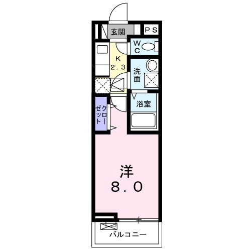 グランエスト横浜Aの間取り