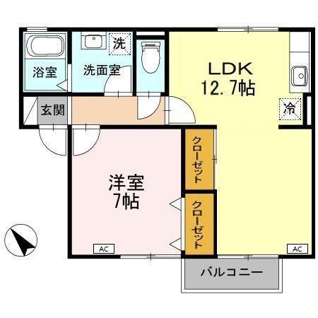 ファミールMの間取り