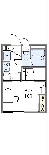 レオパレス東尾久の間取り