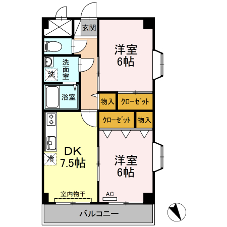 シャイニーヒルの間取り