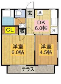 柏パークハイムＢ棟の間取り