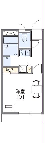 レオパレスアムールの間取り