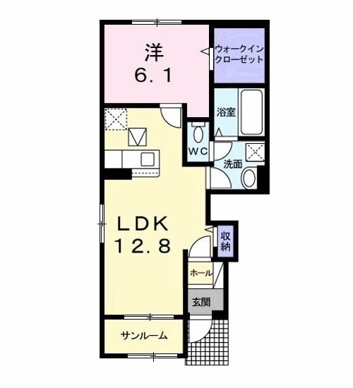 ルーチェ・ソラーレⅡの間取り