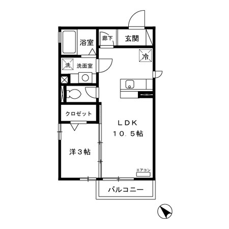 マグワートCの間取り