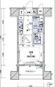 メインステージ江戸川橋Ⅲの間取り
