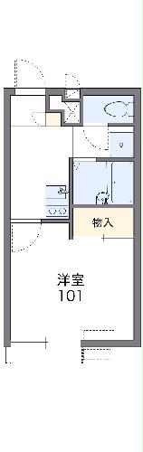 レオパレスウィンゴの間取り
