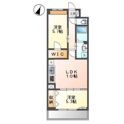 ハイムマルセン参番館の間取り