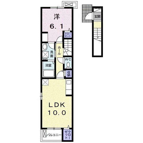 メルベーユの間取り