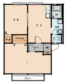 シティハイツクレベール28 Hの間取り