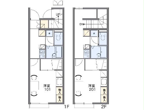 レオパレス日野Ⅱの間取り