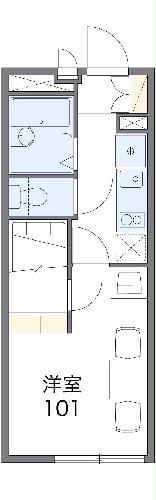 レオパレス新山下の間取り