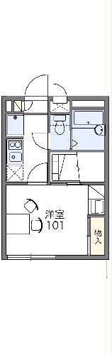 レオパレスエミネンス志田の間取り