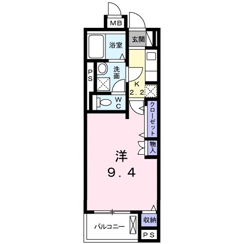 エレガントカーサⅢの間取り