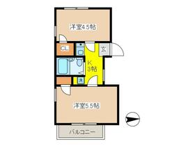 サンケンパレス府中宮西パート3の間取り