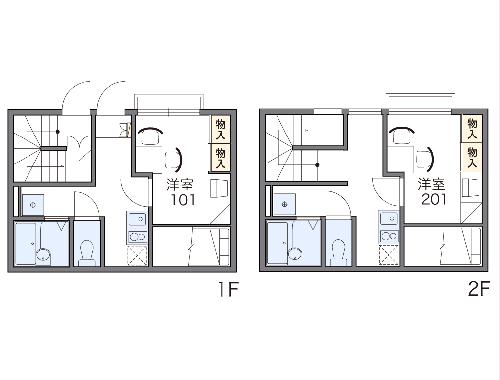 レオパレスサンセールの間取り