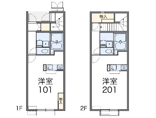 レオネクストリベールハイツの間取り