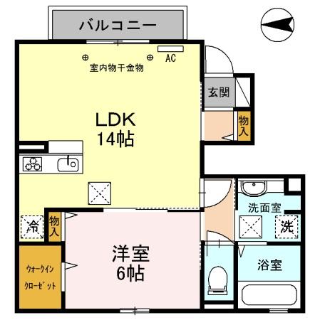 ル　レーヴの間取り