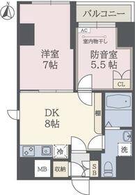 Ｂｅｅ　Ｆｌａｔｓ・201号室の間取り