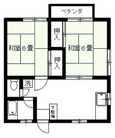 神場アパートの間取り