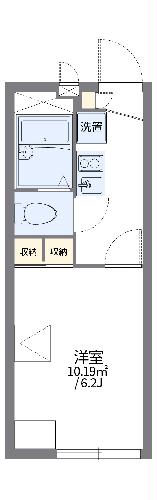 レオパレスアイ　ステイの間取り