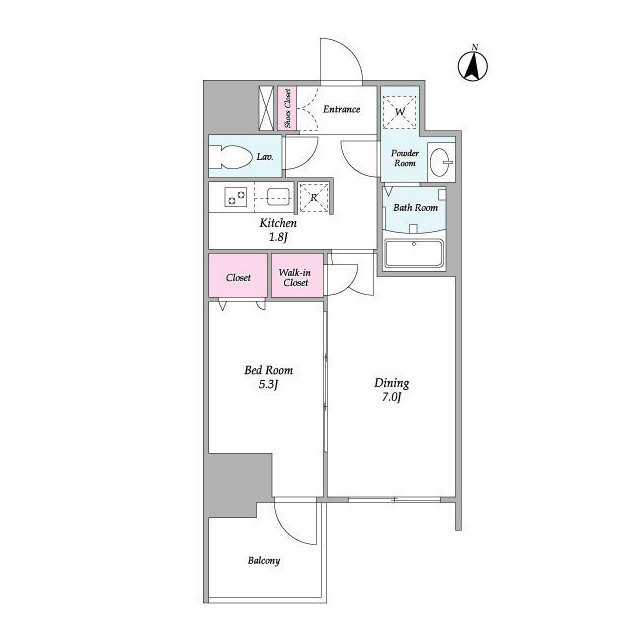 コンフォリア・リヴ新大阪WESTの間取り