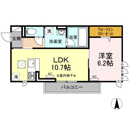 サンライトハイム陽東の間取り