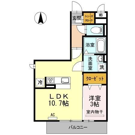 ウィル 豊栄の間取り