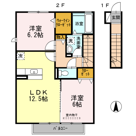 グレースコートⅡの間取り