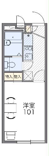 レオパレス城南Ⅱの間取り