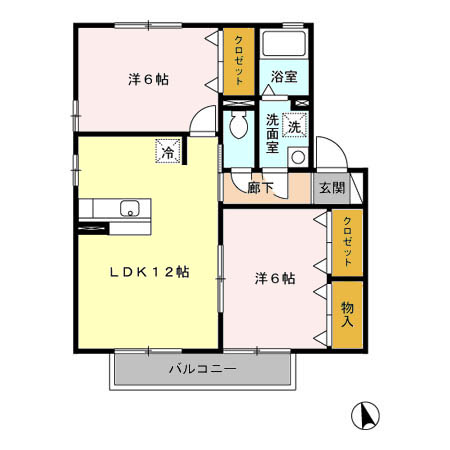 ソレアード Ⅰ/Ⅱの間取り