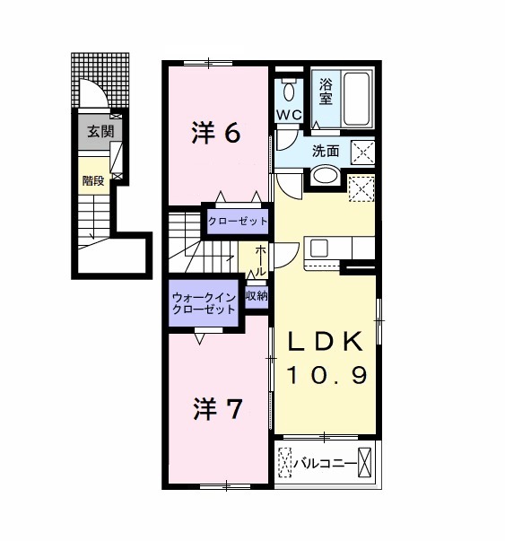 アウレット ガーデンの間取り
