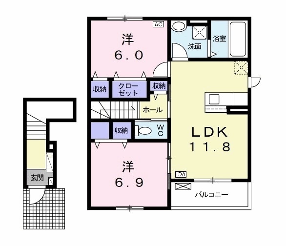 ベルフィオーレの間取り