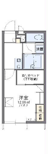 レオパレスせせらぎの間取り