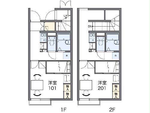 レオパレスフォンターナの間取り
