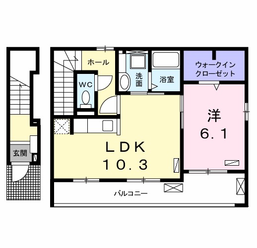 リーガル ハイツの間取り